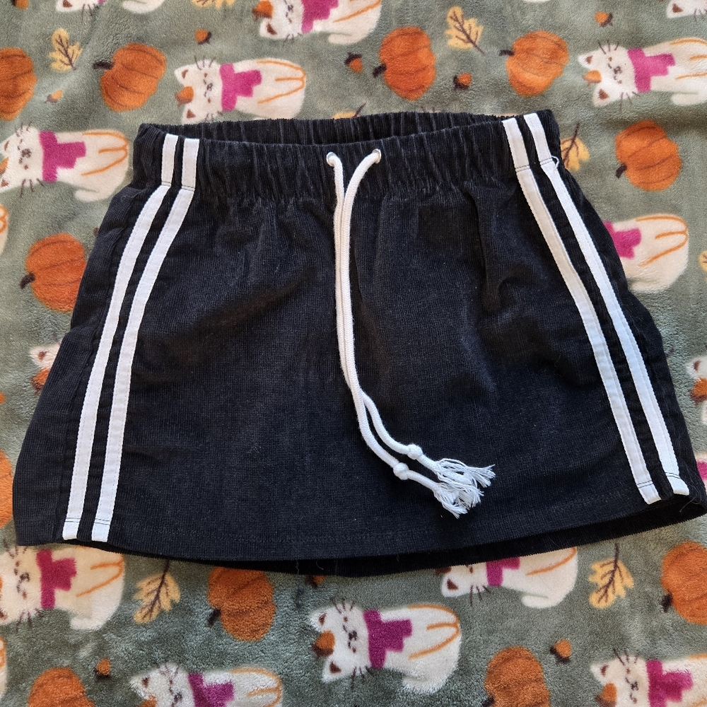 NWOT Dollskill Delias Adidas-style Mini Skirt